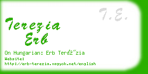 terezia erb business card